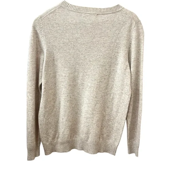 Boden Estella The Bee’s Knees Crew Neck Wool Cashmere Sequin Sweater Medium - Picture 4 of 7